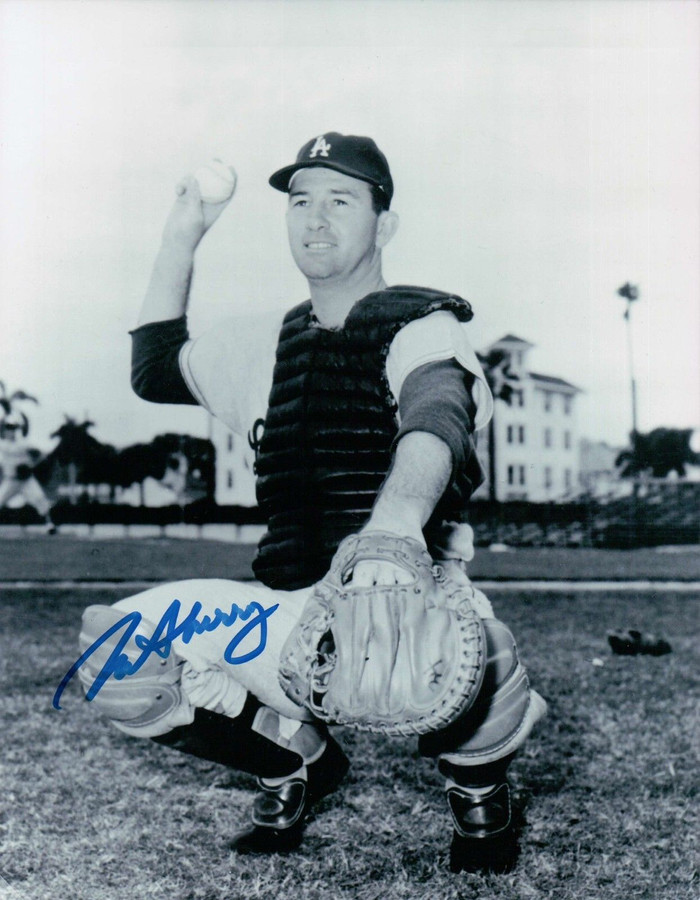 Norm Sherry Signed 8X10 Photo Autograph Los Angeles Dodgers Low Thick Auto COA