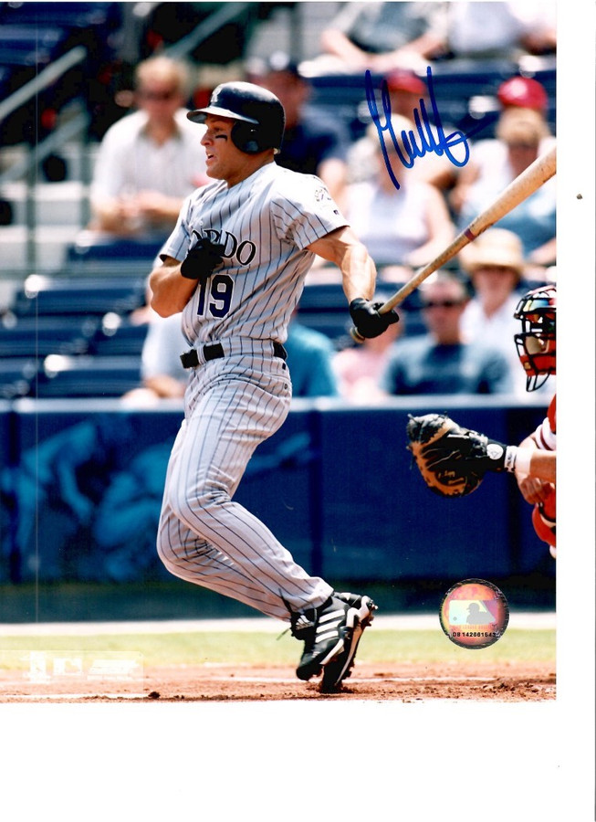 Gabe Kapler Signed Autographed 8x10 Photo Rockies Outfielder W/ COA D