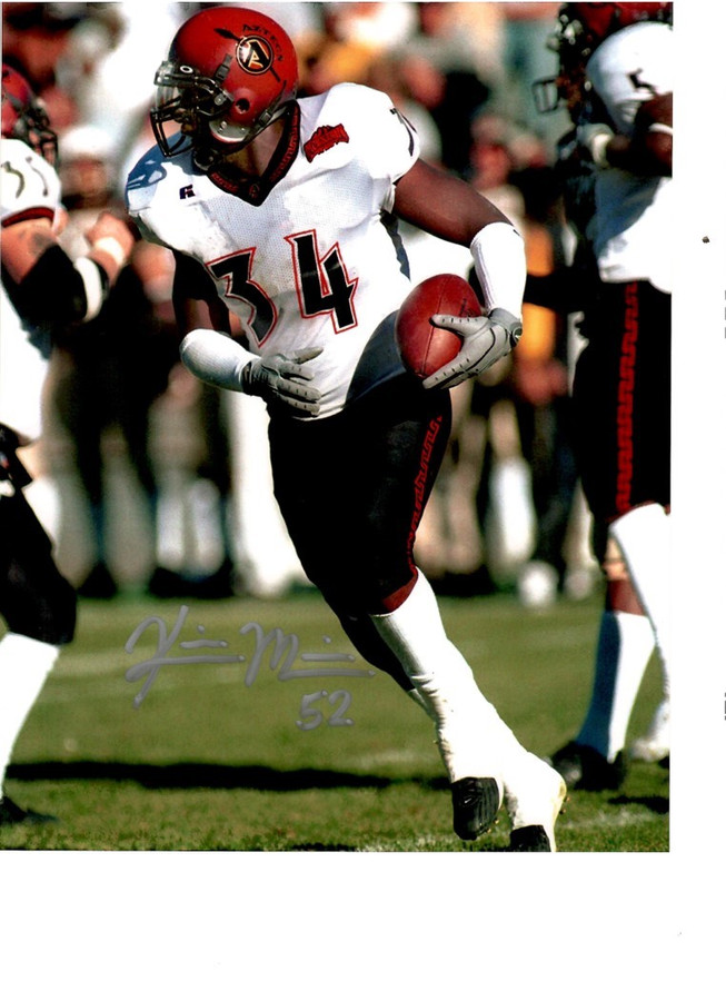 Kirk Morrison Signed Autographed 8x10 Photo Aztecs Linebacker W/ COA B