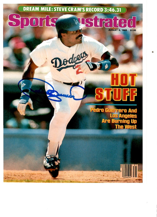 Pedro Guerrero Signed Autographed 8x10 Photo LA Dodgers First Baseman W/ COA Q