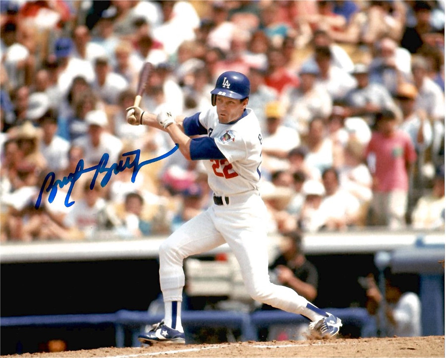 Brett Butler Signed Autographed 8x10 Photo LA Dodgers Center Field W/ COA A