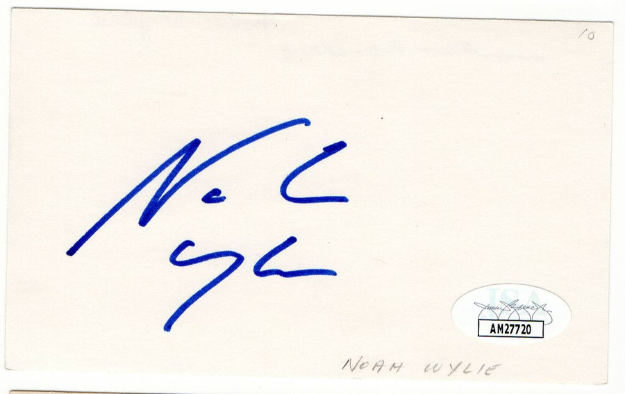 Noah Wyle Signed Autographed Index Card E.R. John Carter JSA AM27720