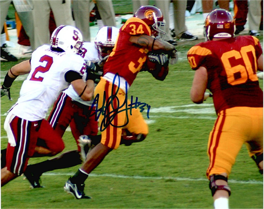 Hershel Dennis Signed Autographed 8x10 Photo USC Running Back W/ COA C
