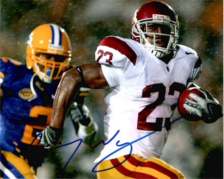 Chauncy Washington Signed Autographed 8x10 Photo USC Running Back W/ COA C