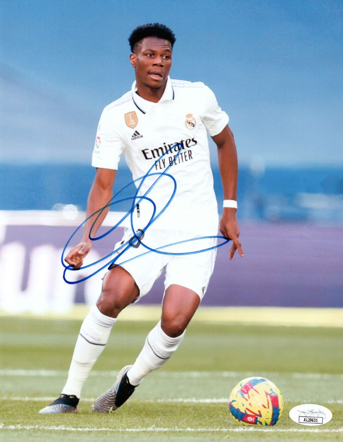 Auerlien Tchouameni Signed Autographed 8X10 Photo Real Madrid France JSA AL29631