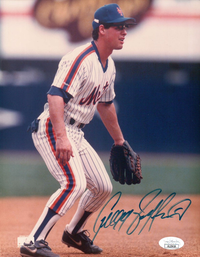 Gregg Jefferies Signed Autographed 8X10 Photo Mets Vintage Fielding JSA AL25418