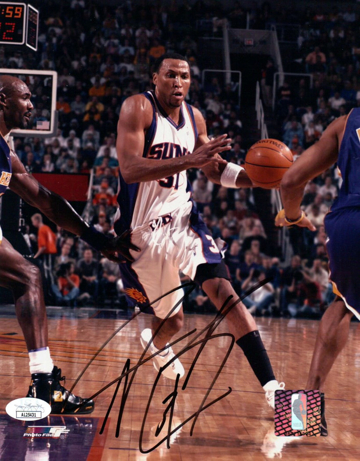 Shawn Marion Signed Autographed 8X10 Photo Action vs. Lakers JSA AL25431