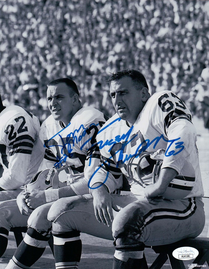 Fuzzy Thurston Tom Moore Signed Autographed 8X10 Photo Packers JSA AL41181