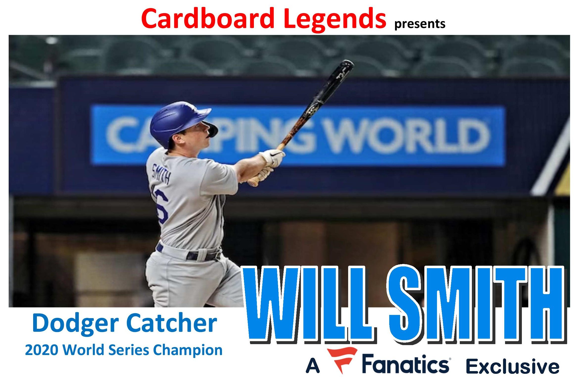 Will Smith Baseball Paper Poster Dodgers 2 - Will Smith - Sticker