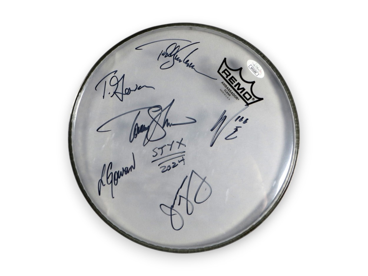 Styx Band Signed Autographed 10