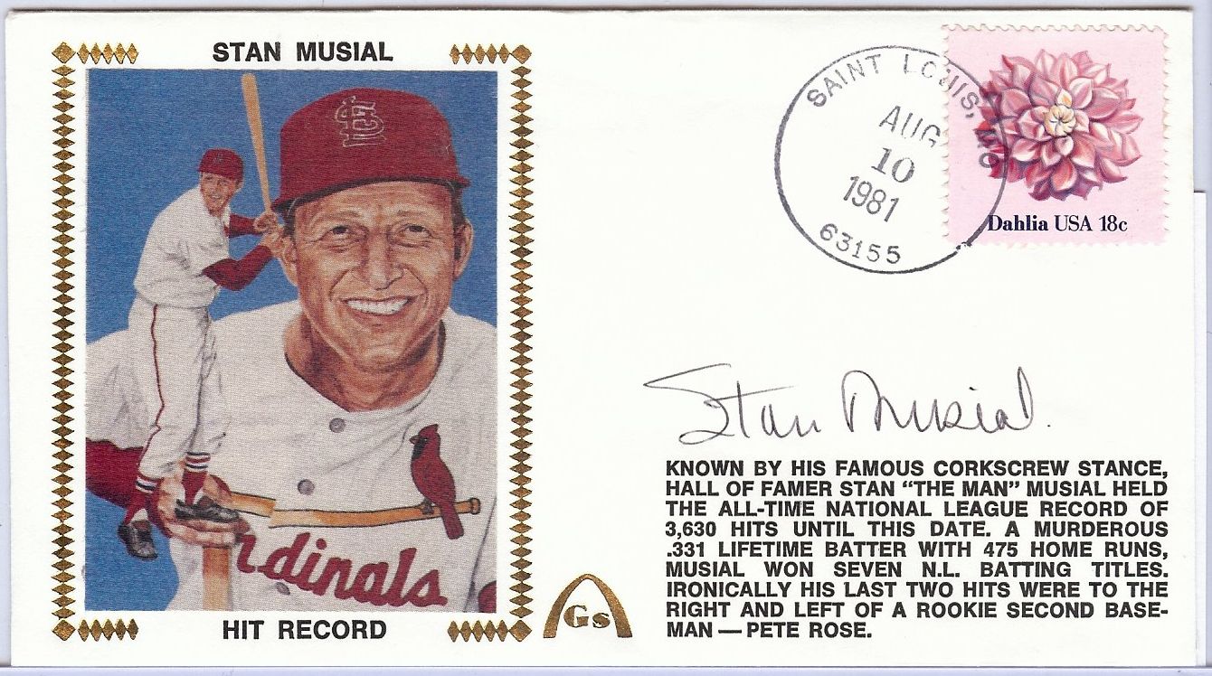 Stan The Man Musial - Autograph