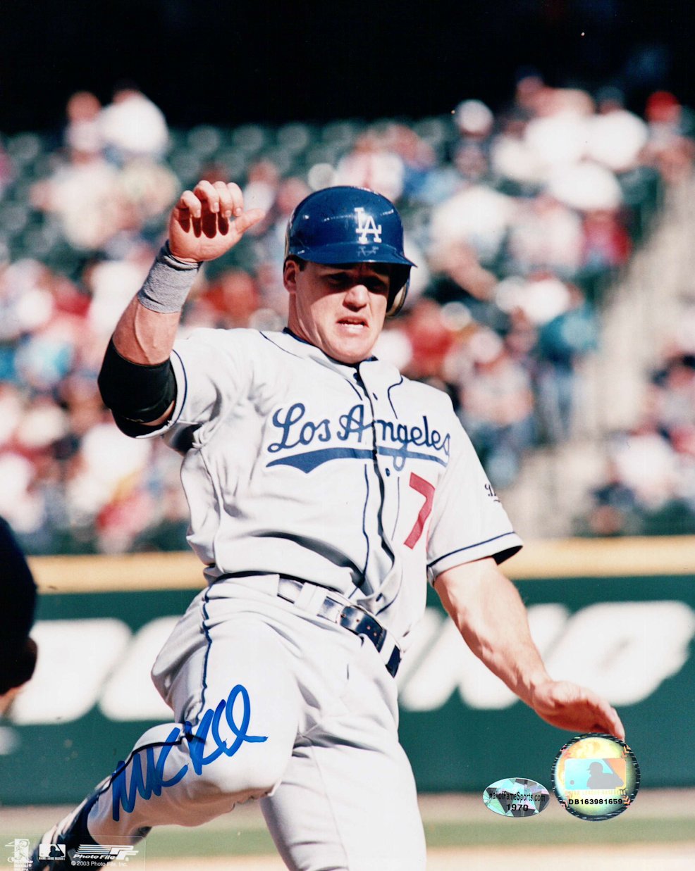 Manny Mota Signed Autographed 8X10 Photo Dodgers Home Swing Low