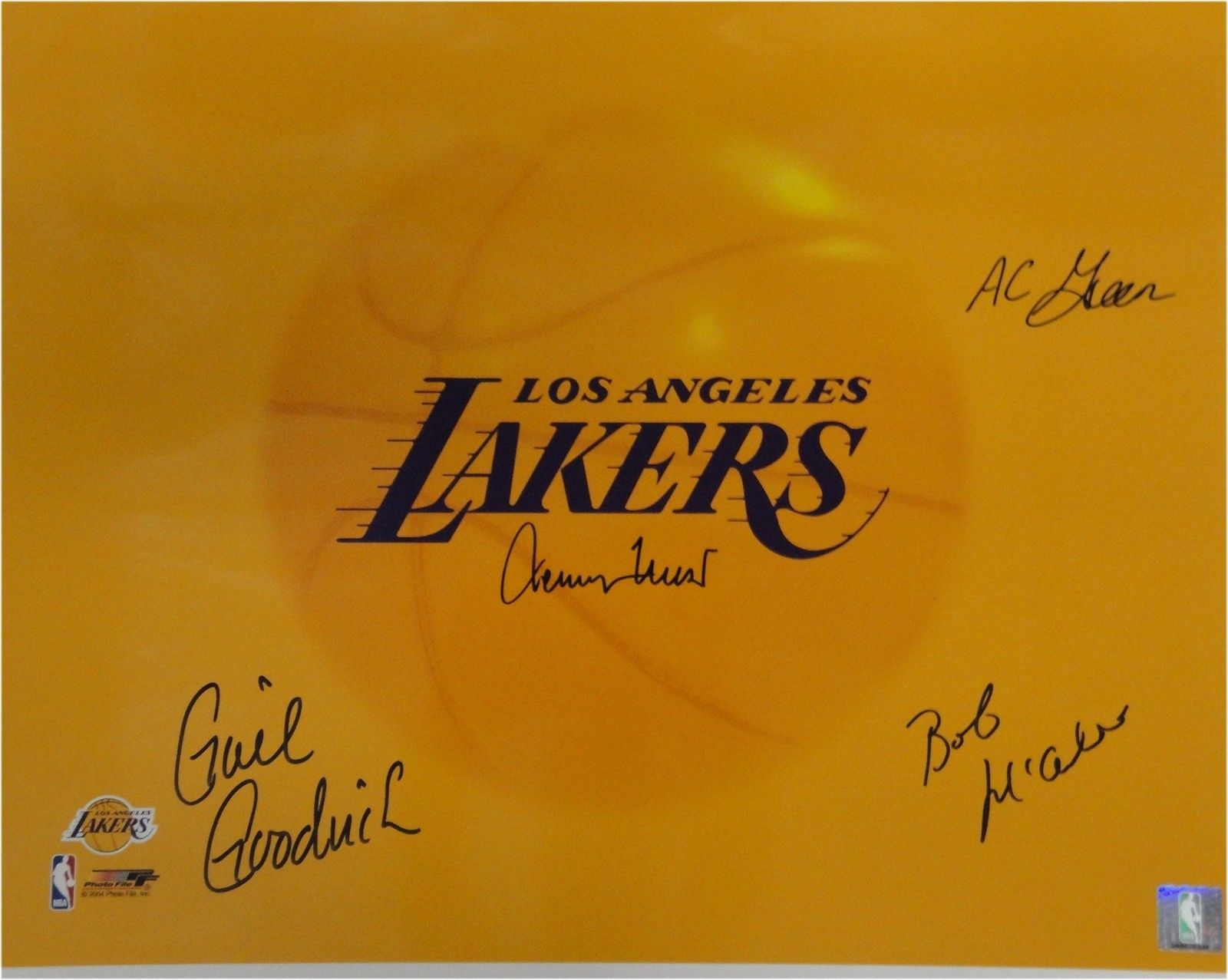 Bob McAdoo Autographed and Framed Los Angeles Lakers Jersey