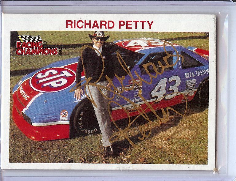 Richard Petty 1994 Racing Champions Hand Signed Autograph #1125 