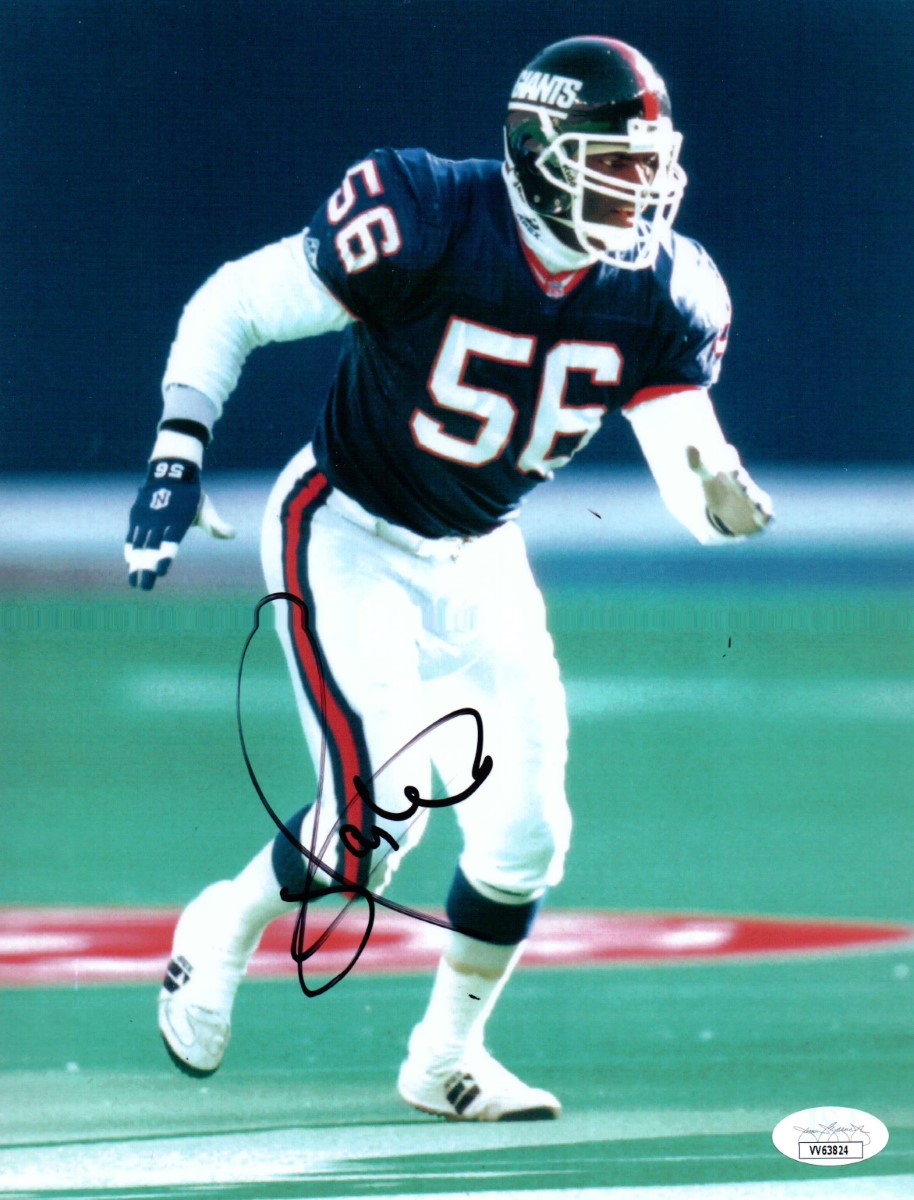 Lawrence Taylor Signed New York Giants Photo