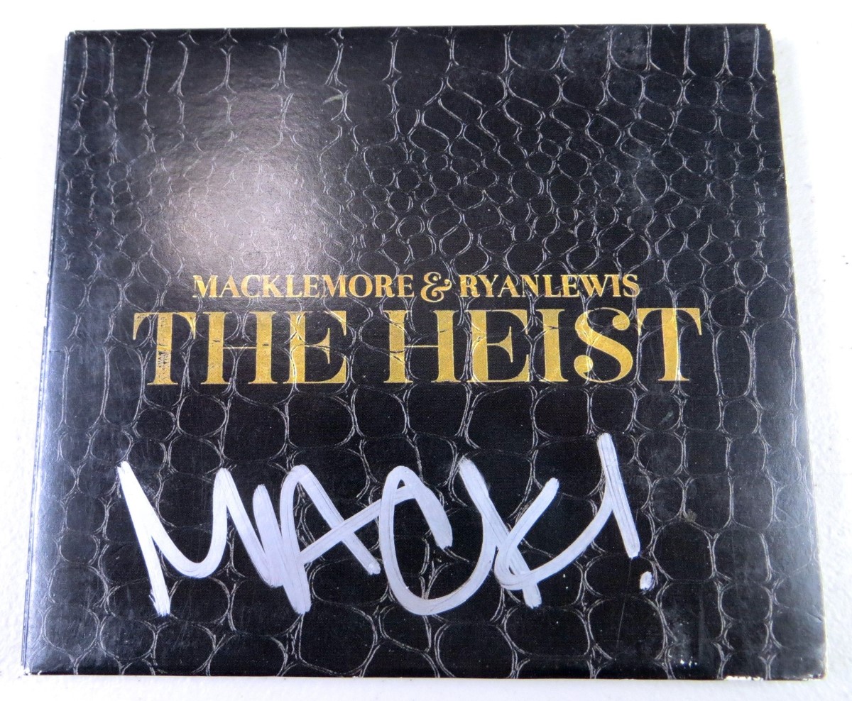 Macklemore Signed Autographed CD Cover The Heist NO CD Included