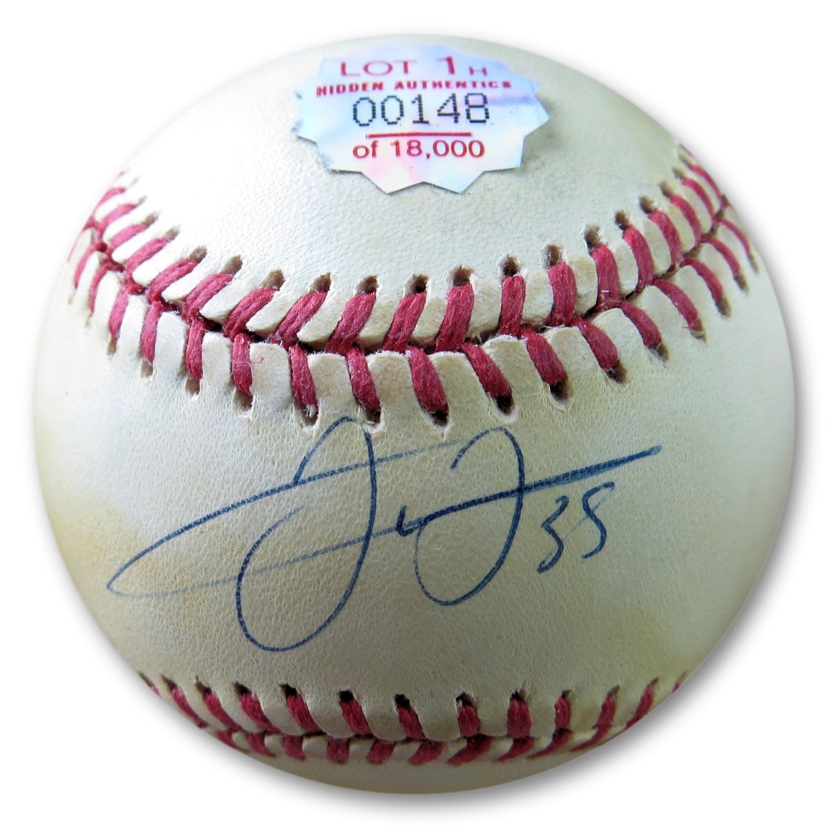 Frank Thomas Signed Autographed AL Baseball White Sox A s JSA