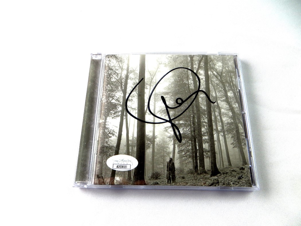 Taylor Swift Signed Autographed CD Booklet Folklore w/CD JSA COA
