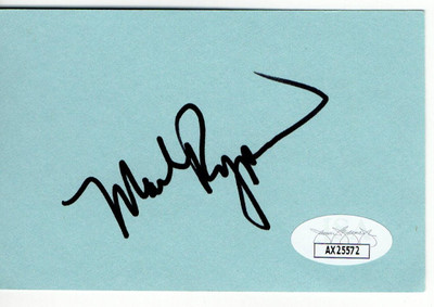 Tim Rypien Signature Mark Rypien Signed Autographed Cut Signature Washington QB CFL JSA ...