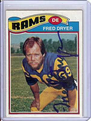 Autographed Fred Dryer Los Angeles Rams Custom Jersey with COA - Main Line  Autographs