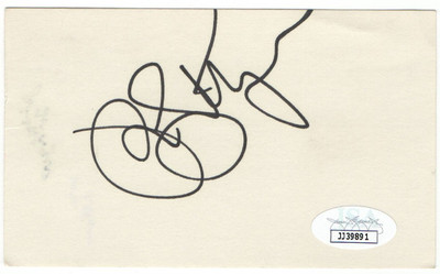 Richard Roundtree Signed Autographed Index Card Shaft Actor JSA