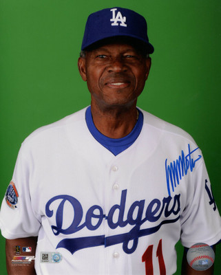 Manny Mota Signed 8x10 Los Angeles Dodgers Photo JSA – Super
