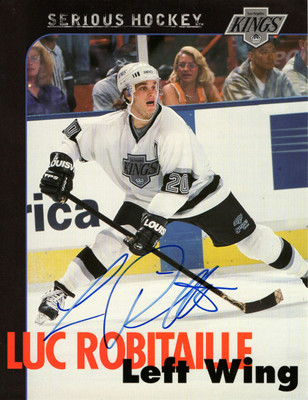 Luc Robitaille LA Kings Autographed Signed & Inscribed Career