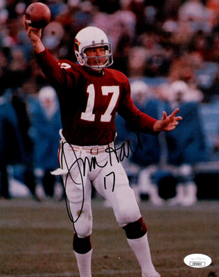 Jim Hart Signed Cardinals Jersey (JSA COA) St Louis Starting QB