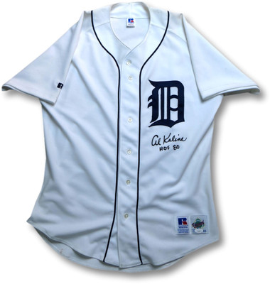 Al Kaline Detroit Autographed Pro Style Baseball Jersey Grey JSA — RSA