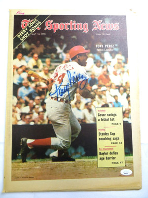 Bud Harrelson Signed Autographed Newspaper Sporting News 1970 Mets JSA  AH03395 - Cardboard Legends