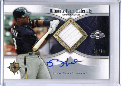 Rickie Weeks - Milwaukee Brewers - Authentic Speed (MLB Baseball Card) –  PictureYourDreams