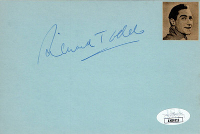 Richard Roundtree Signed Autographed Index Card Shaft Actor JSA