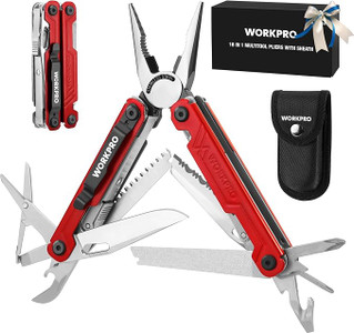 WORKPRO 18-in-1 Multi Tool Pliers with Pocket Knife