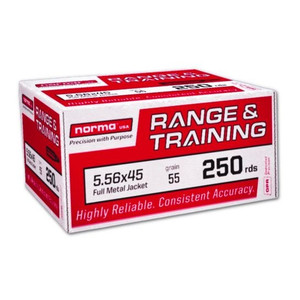 Norma Range & Training 5.56 55gr FMJ, 250rd