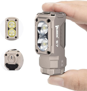 WUBEN E7 1800 Lumen Rechargeable Mini Flashlight with Magnet