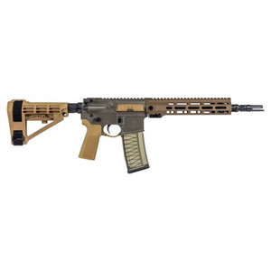 PSA Sabre-15 Forged 11.5" 5.56 Pistol w/Rifle Speed Gas Block and SBA-4 Brace