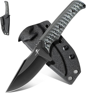 Purple Dragon Fixed Blade Knife - Full Tang Hunting Knife