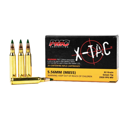 PMC X-Tac 5.56 Ammo 62 Gr LAP 20rds