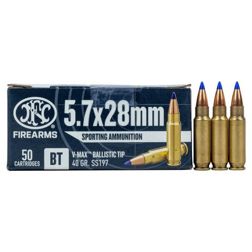 FNH 5.7x28 mm 40gr V-MAX 50 Rounds Ammunition