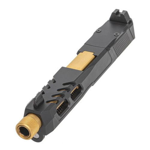 PSA Dagger Complete SW6 RMR Slide Assembly With TiN Threaded Barrel
