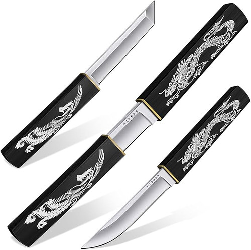 Purple Dragon Double Tanto Knife