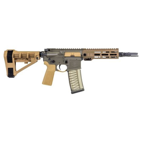 PSA Sabre-15 Forged 8.5" .300 Blackout 1:5 Pistol w/Rifle Speed Gas Block and SBA-4 Brace