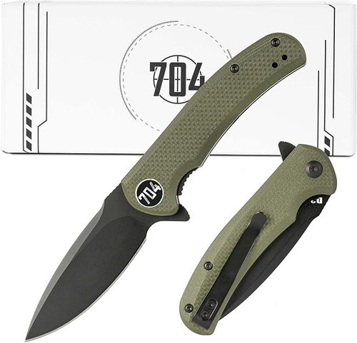704 Gear Urban Ranger Lite EDC Folding Pocket Knife | Olive Drab Green