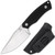 REAT Fixed Blade Knife with Kydex Sheath, 3.5"