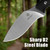 REAT Fixed Blade Knife with Kydex Sheath