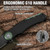 FLISSA Button Lock Folding Knife