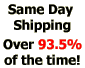 Qualified orders were placed on business days by 3pm Eastern Time and do not contain special order items or have customer-fault billing, payment, or contact issues.