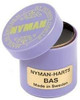 Nyman's Rosin for Upright Bass, open to show detail