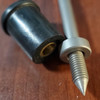 Titanium upgrade endpin - tip with threaded cap