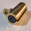 Brass wolf tone eliminator for double bass - side 3/4 view